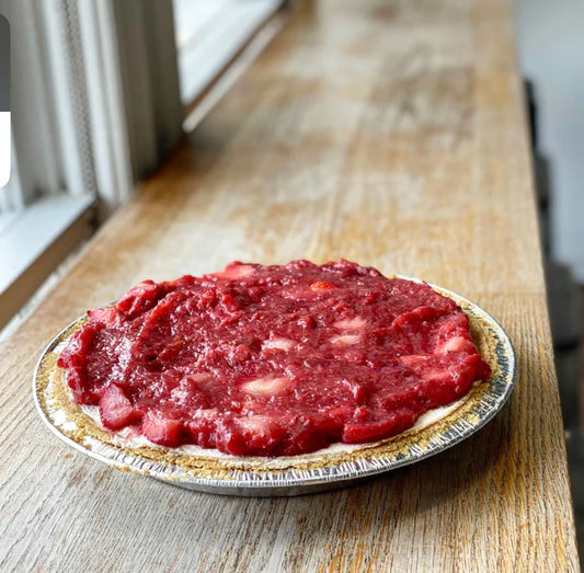 Strawberries and Cream Pie