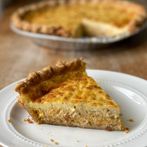 10" Bacon & Cheddar Quiche (Thanksgiving)