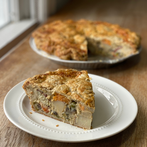 10" Roasted Veggie Pot Pie (Thanksgiving) - Take & Bake
