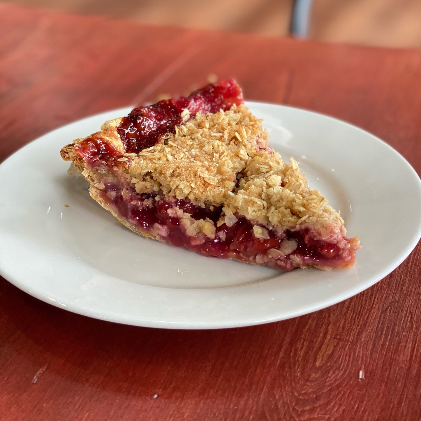 Tart Cherry Crumble