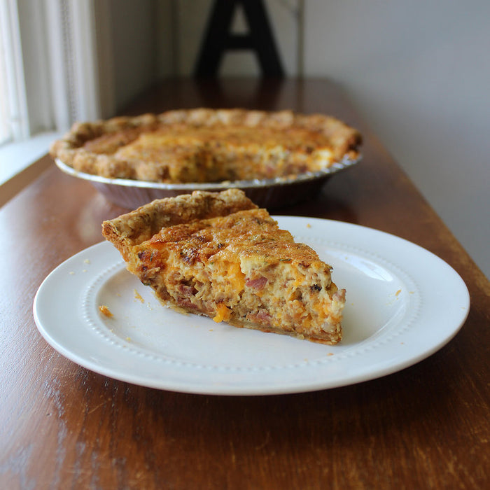 Bacon, Cheddar & Chives Quiche