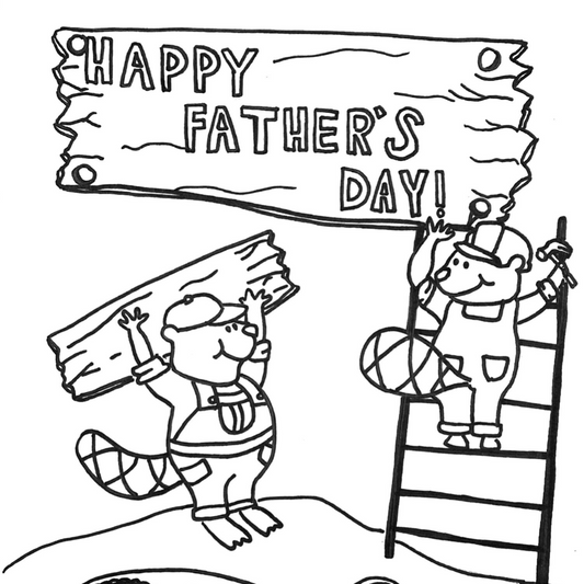 Downloadable Father's Day Coloring Sheets