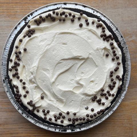 Chocolate Peppermint Cream Pie