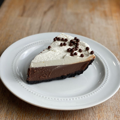 Chocolate Peppermint Cream Pie