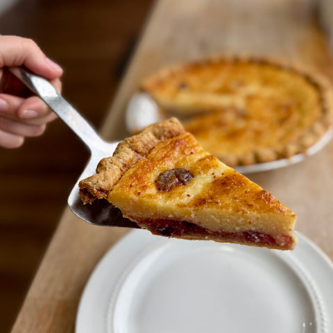 Cranberry & Orange Buttermilk Pie